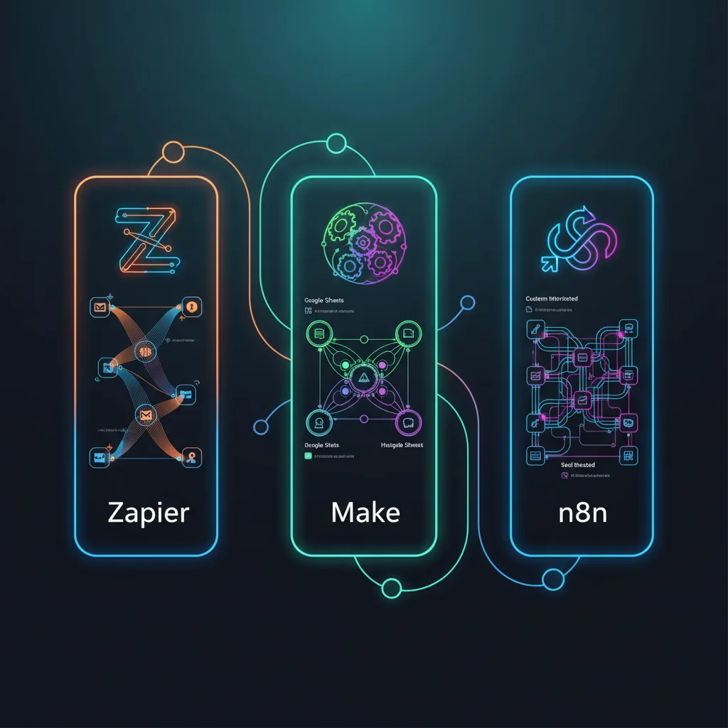 Zapier vs Make vs n8n - jak wybrać narzędzie automatyzacji dla Twojego zespołu?